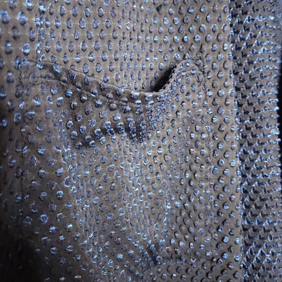 Lularoe Black Blue Stretchy Duster Medium - Picture 5 of 5